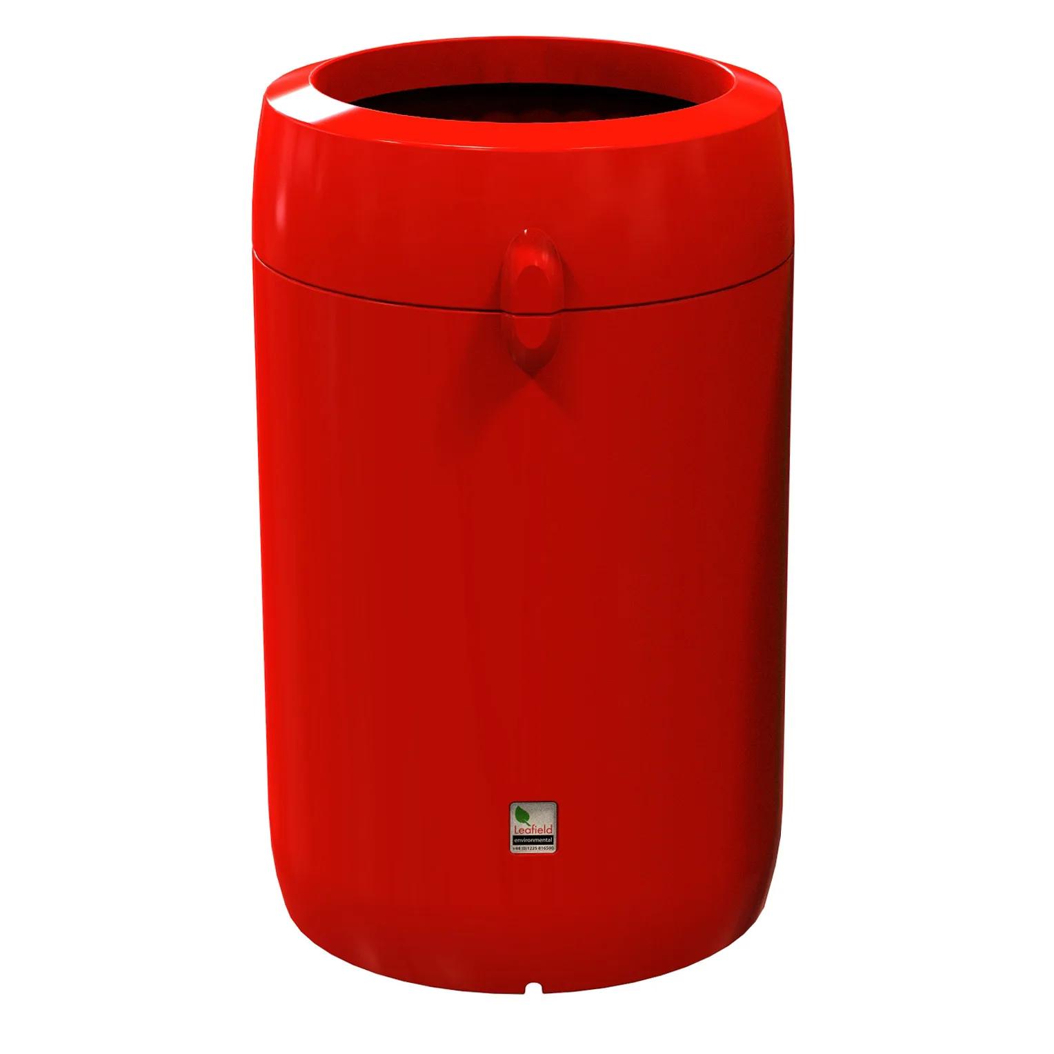 Leafield Viscount Hooded Street Litter Bin