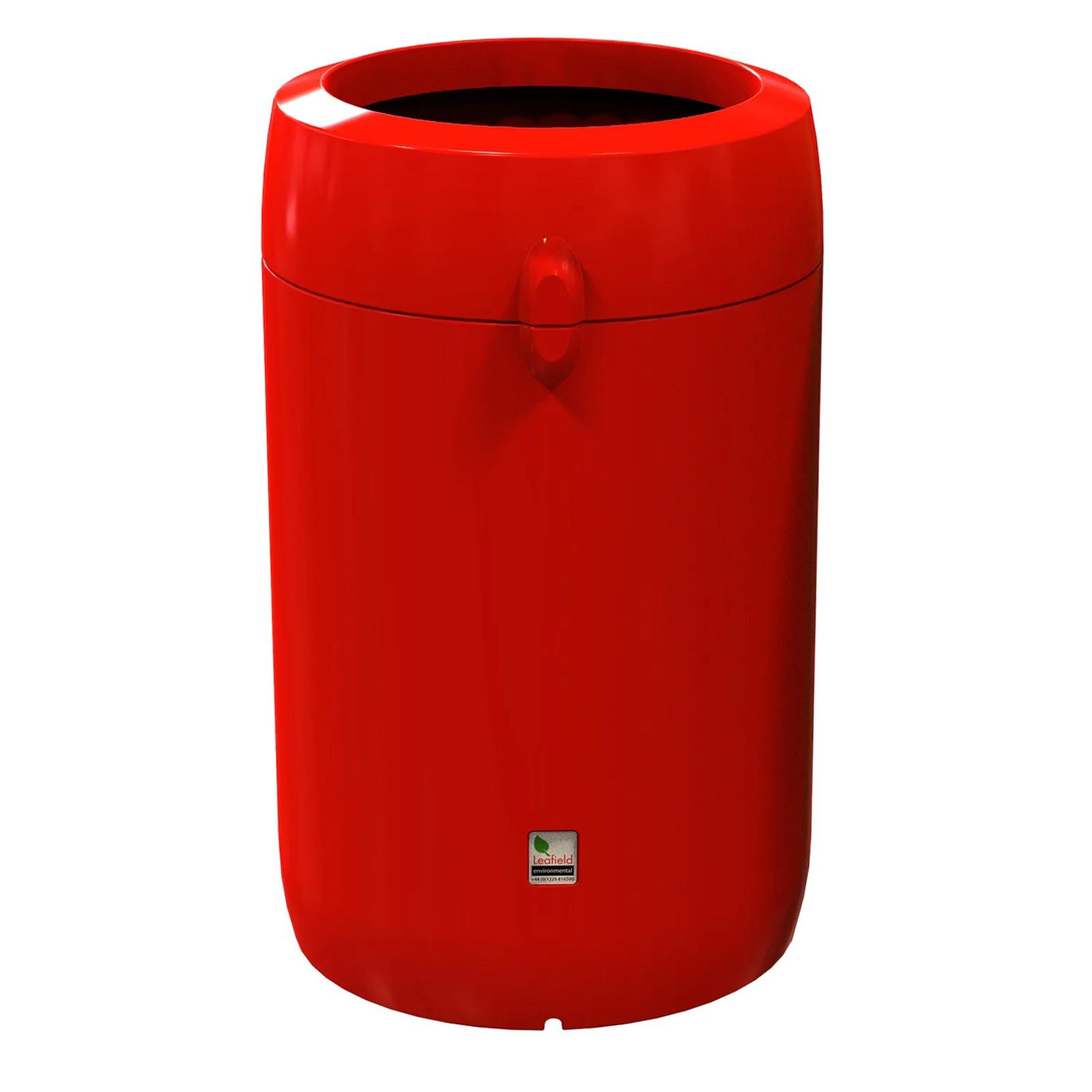 Leafield Viscount Hooded Street Litter Bin