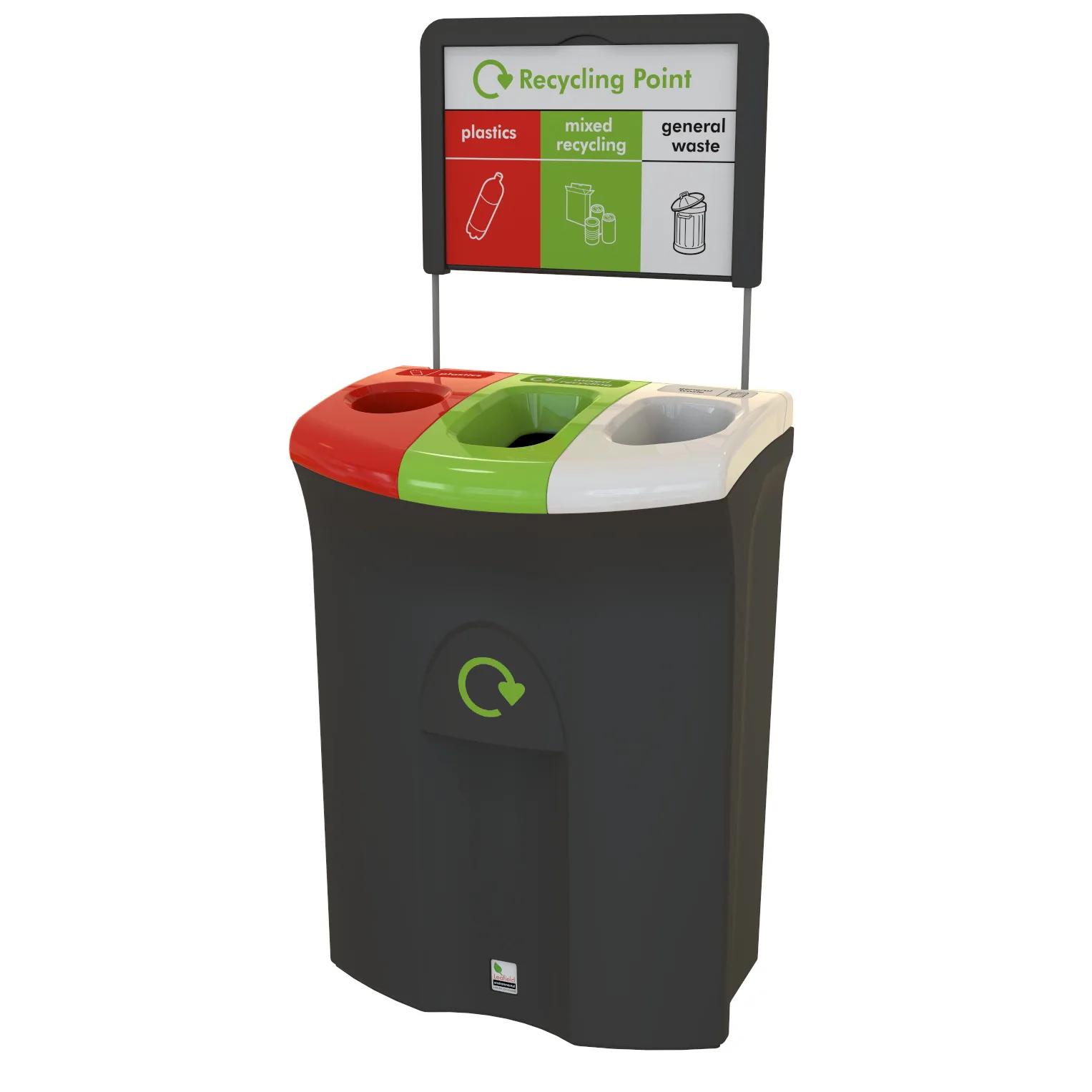 Leafield Meridian office recycling bin
