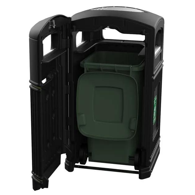 Leafield Heritage Square XL Street Litter Bin