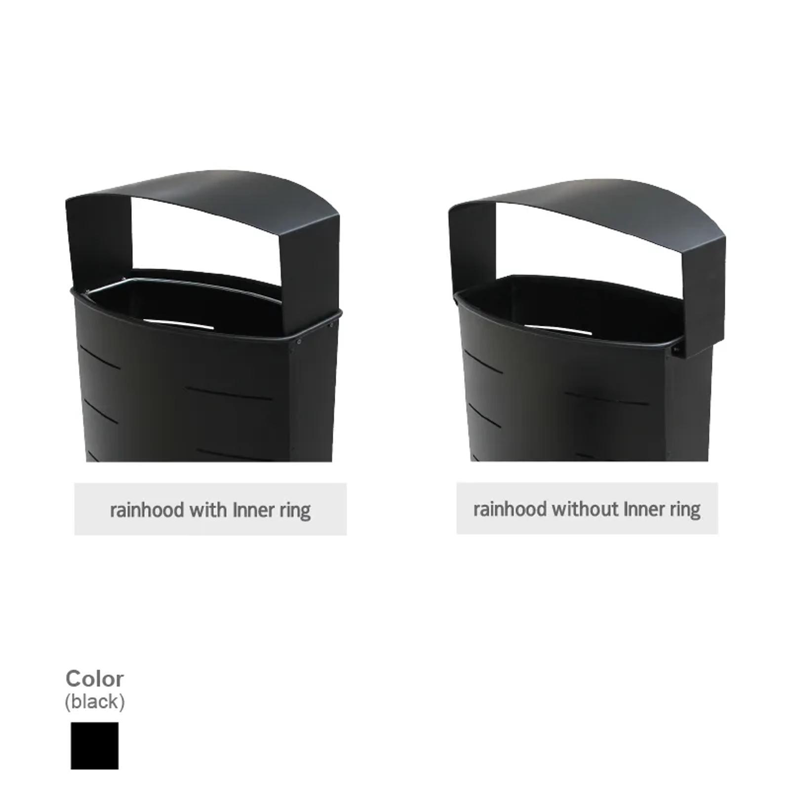 rainhood detail with ring and without ring