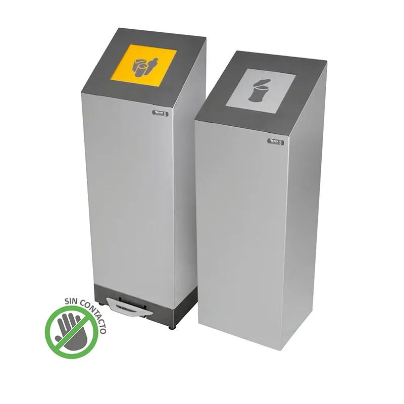 papelera de reciclaje sin contacto