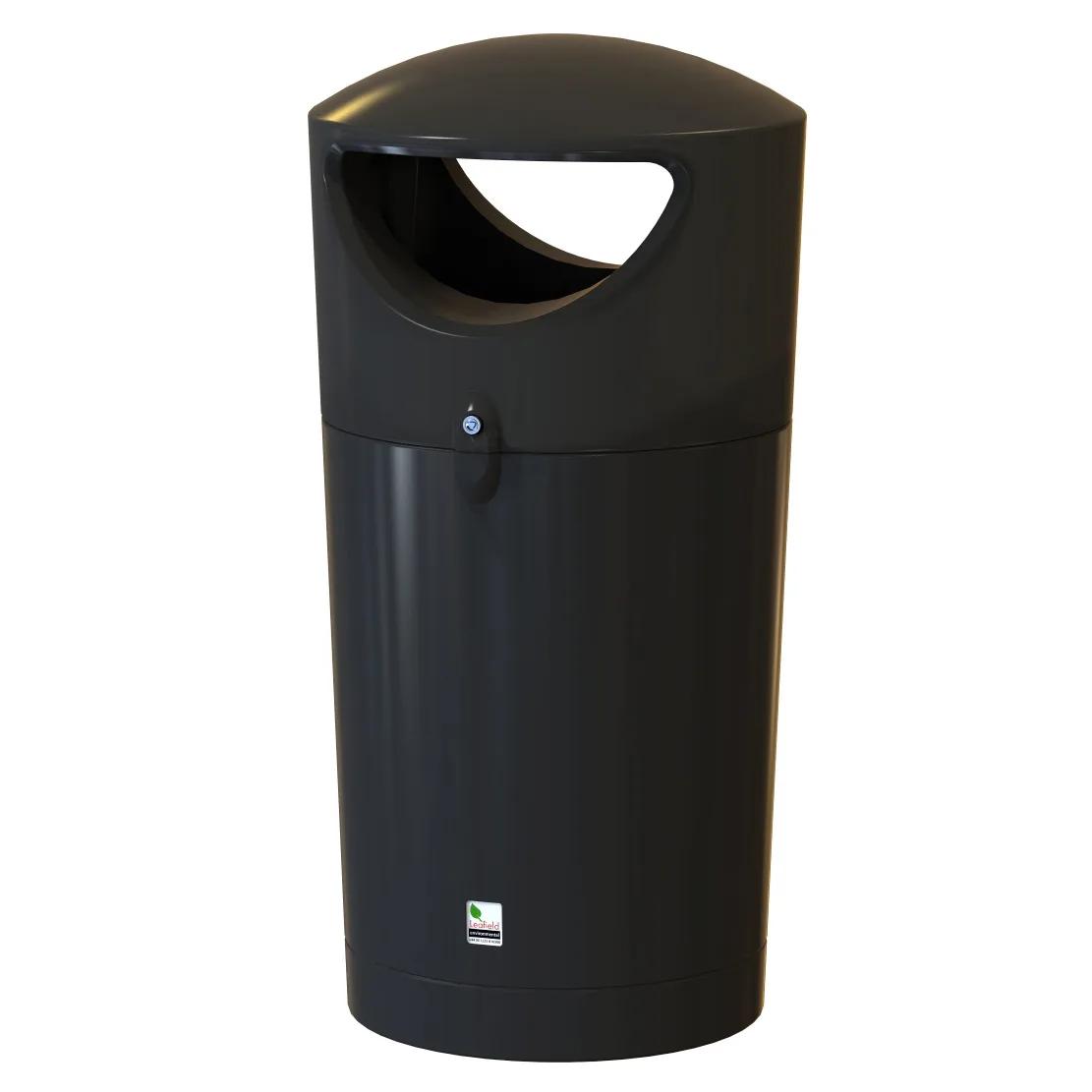 Leafield Metro Hooded Litter Bin