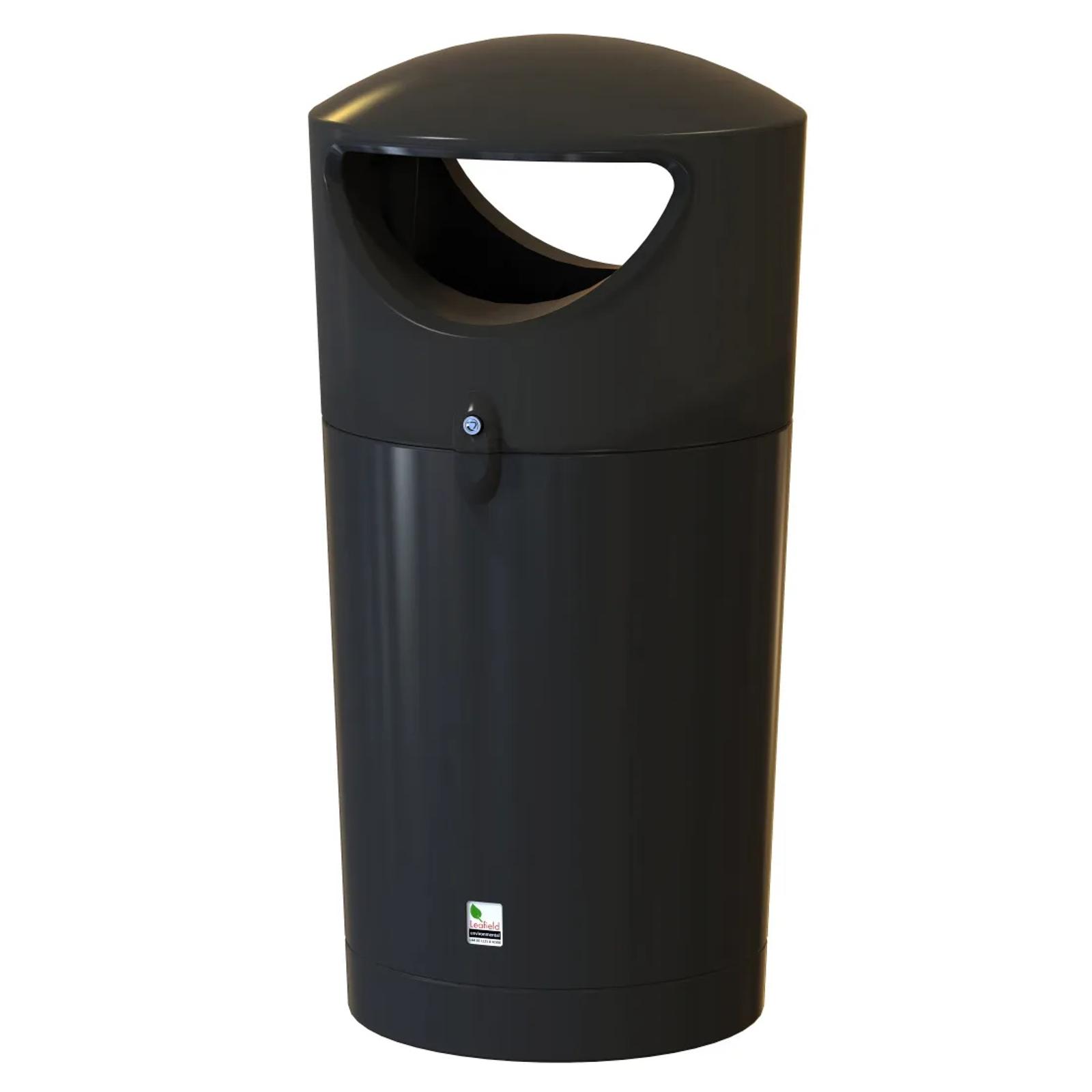 Leafield Metro Hooded Litter Bin
