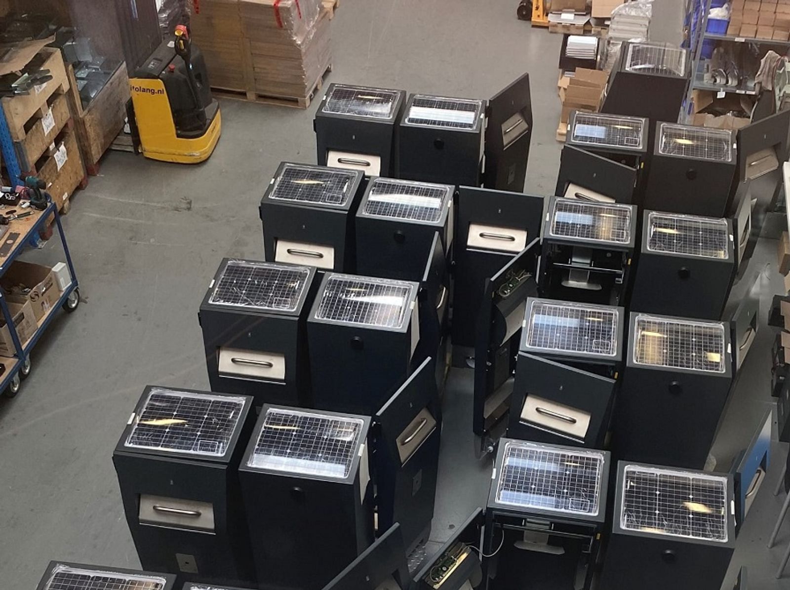 waste mate 120L in a warehouse setting