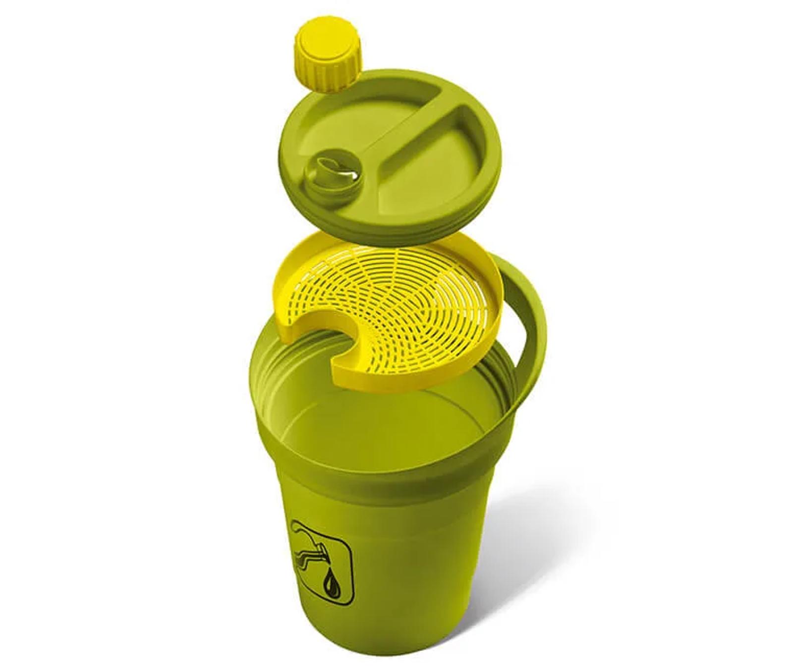 OLIMAX has a removable filter inside and is fitted with a child-proof safety device to ensure it cannot be opened by young children.