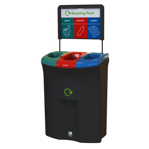Leafield Meridian office recycling bin