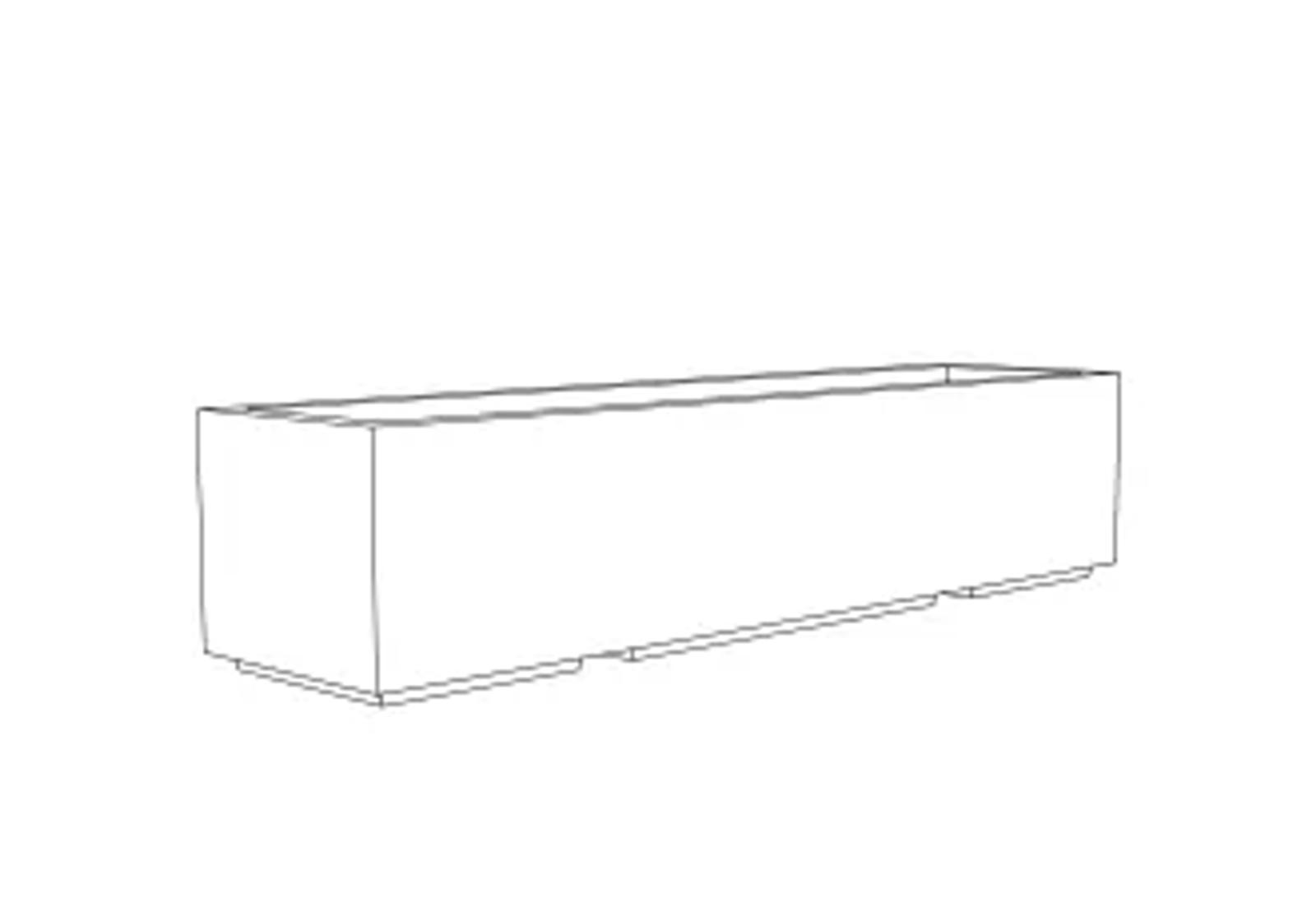 Model: box planter rectangular