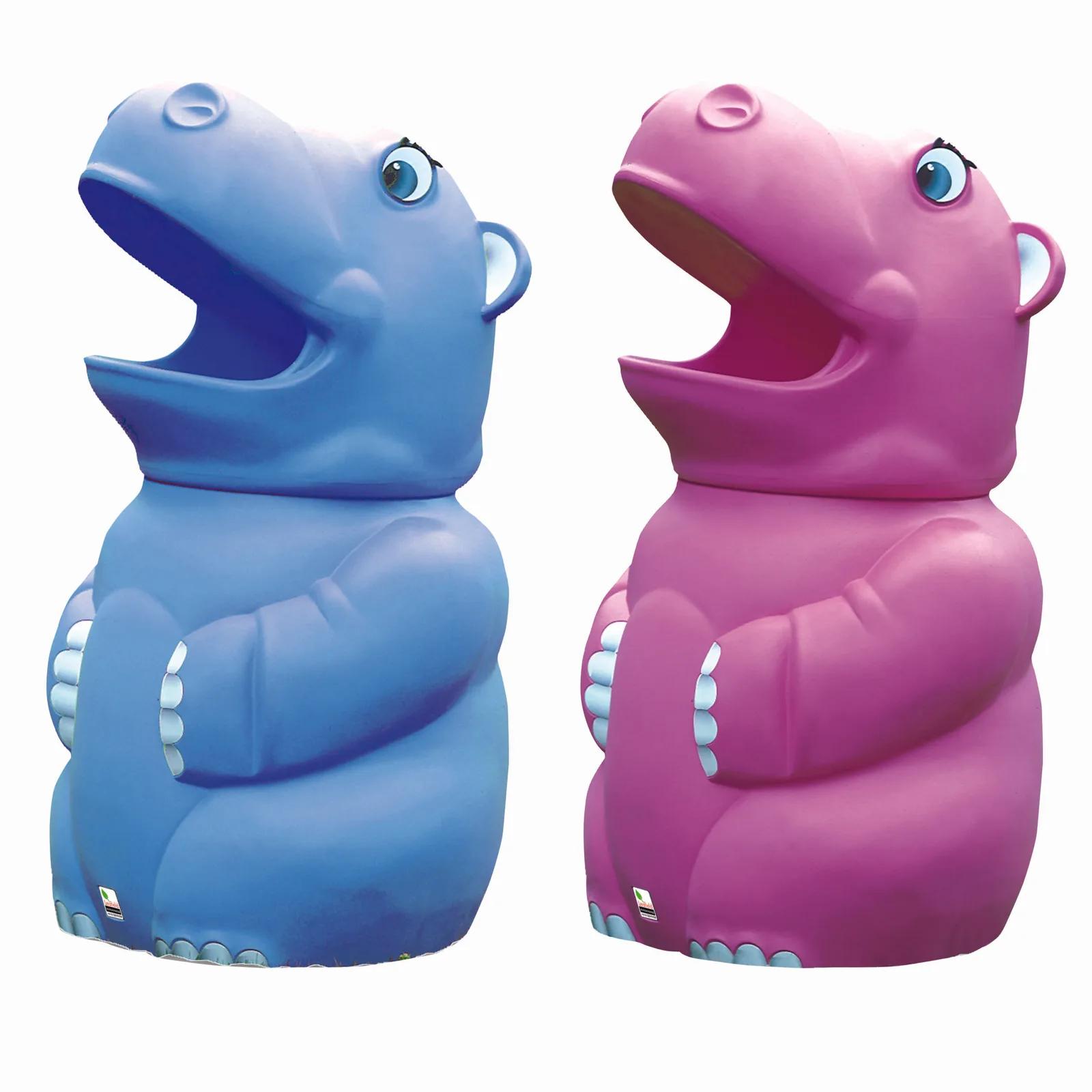 Leafield Hippo Novelty Litter Bins