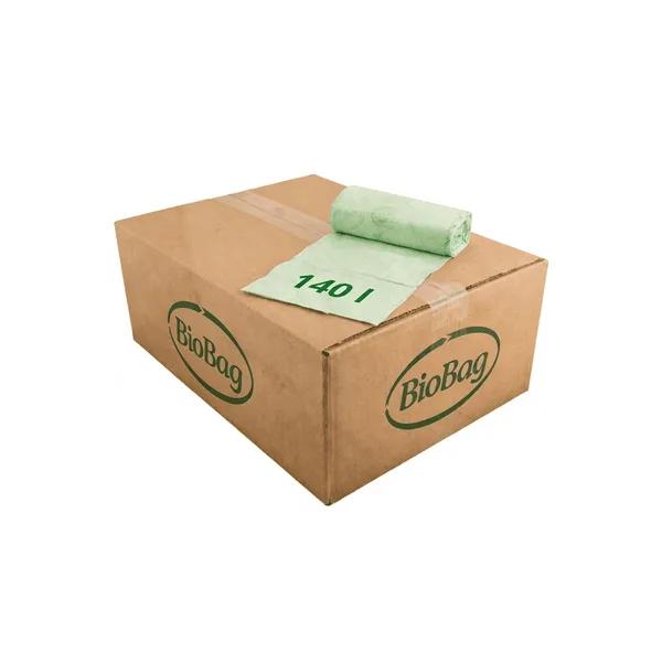 BioBag 140L liner bin bags - 1 box