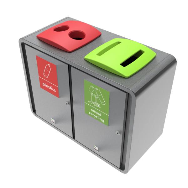 Leafield Constellation Metal Recycling Bin Range