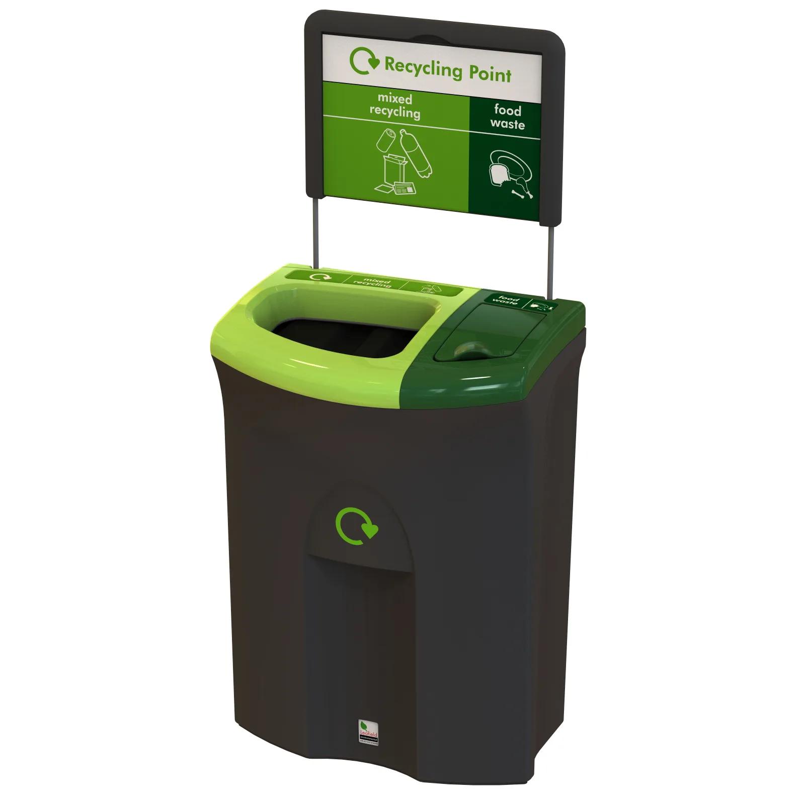 Leafield Meridian office recycling bin