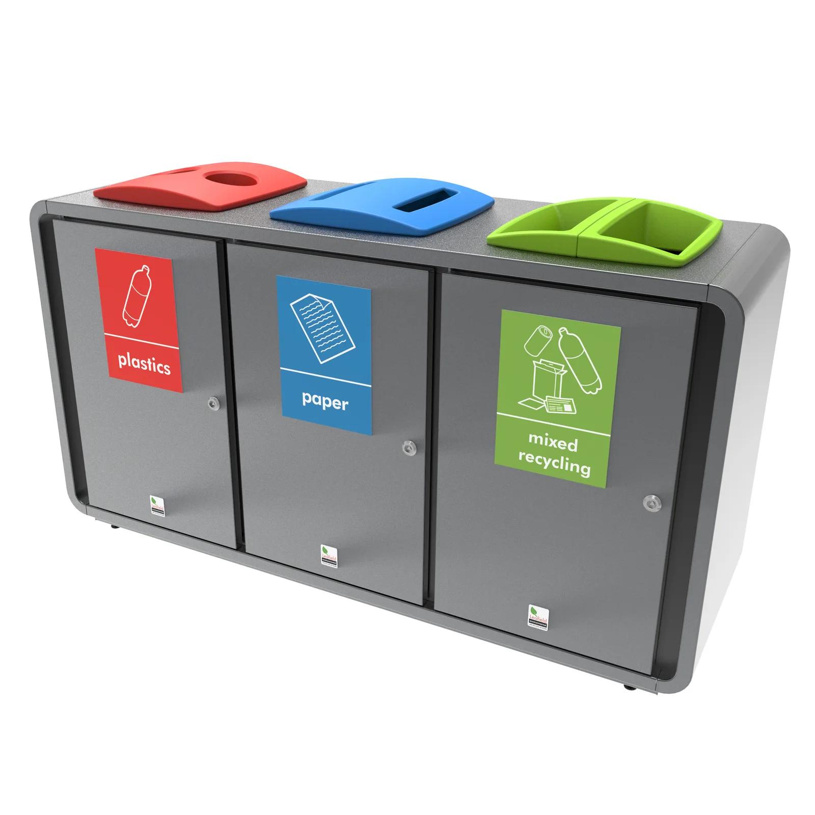 Leafield Constellation Metal Recycling Bin Range