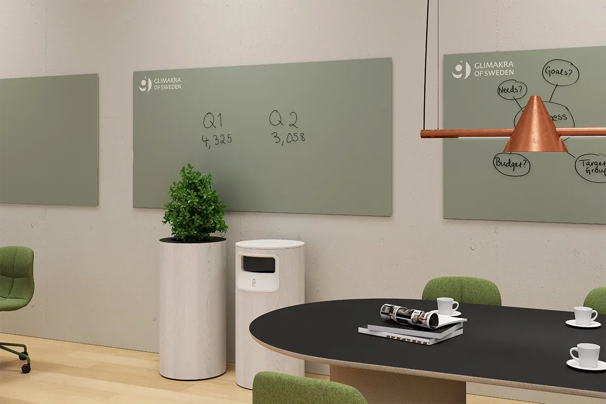 Etage i vitbets kontorsmiljö