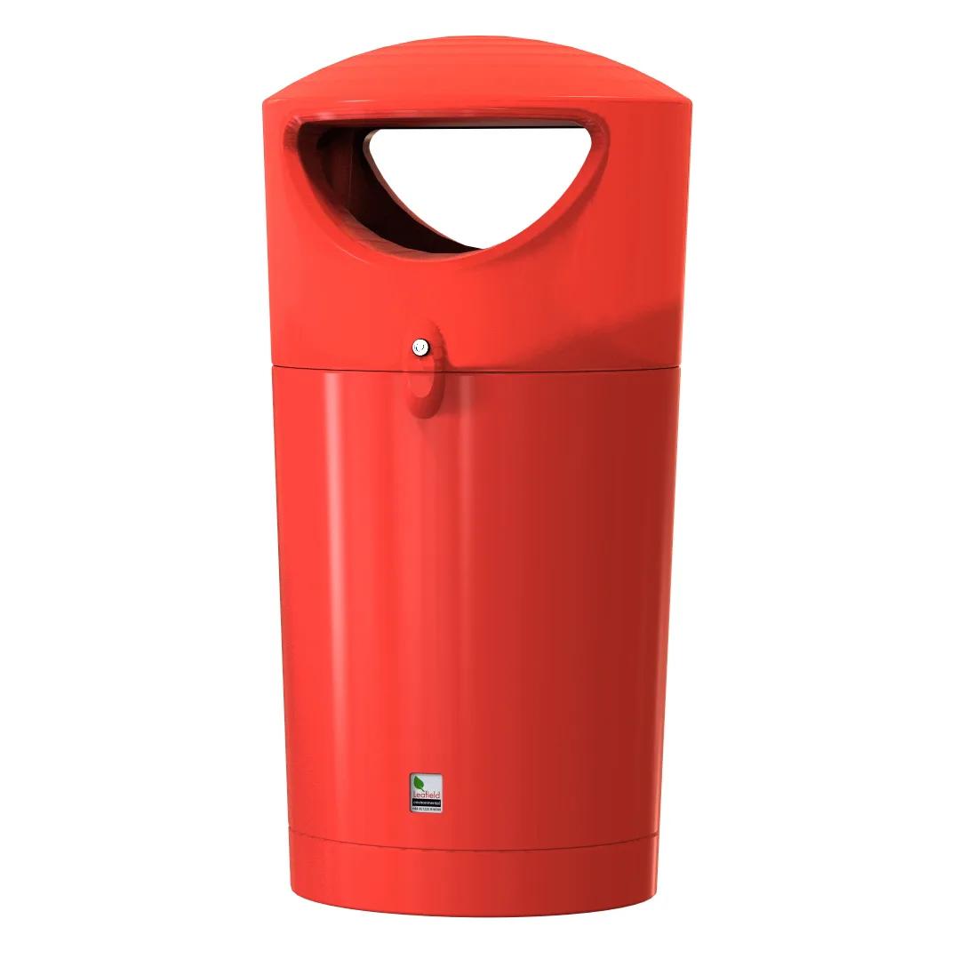 Leafield Metro Hooded Litter Bin