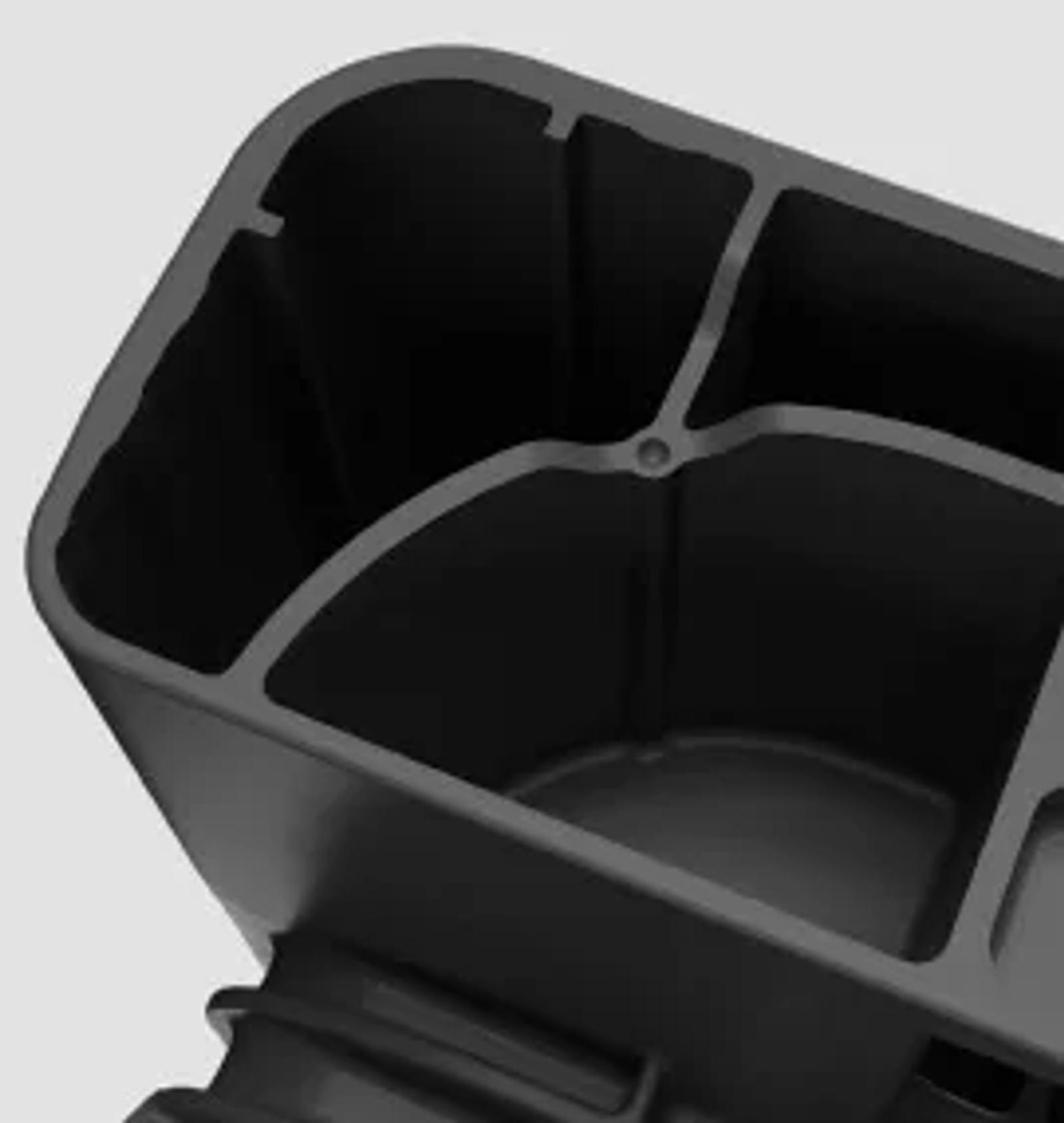 Reinforced bottom and base area – Structurally optimized interior design