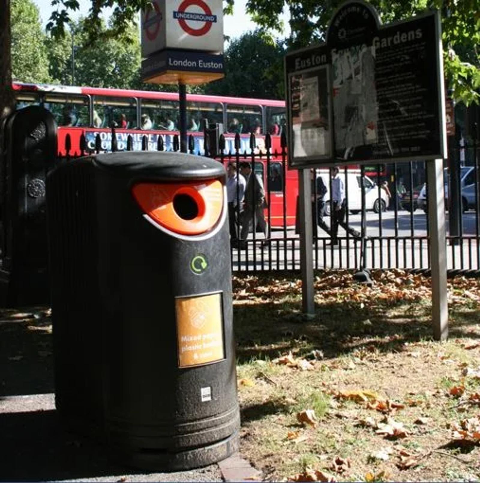 Leafield Twinbin External Plastic Recycling Bin