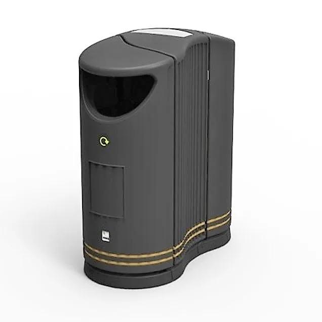 Leafield Twinbin External Litter Bin
