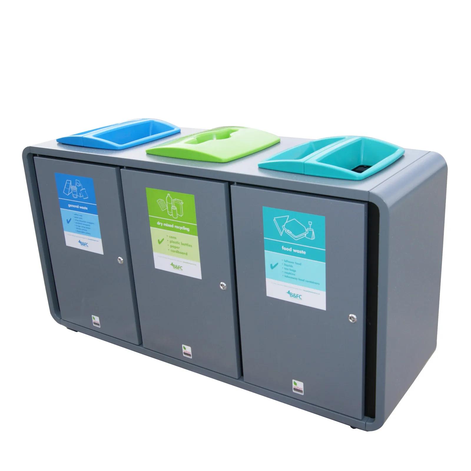 Leafield Constellation Metal Recycling Bin Range