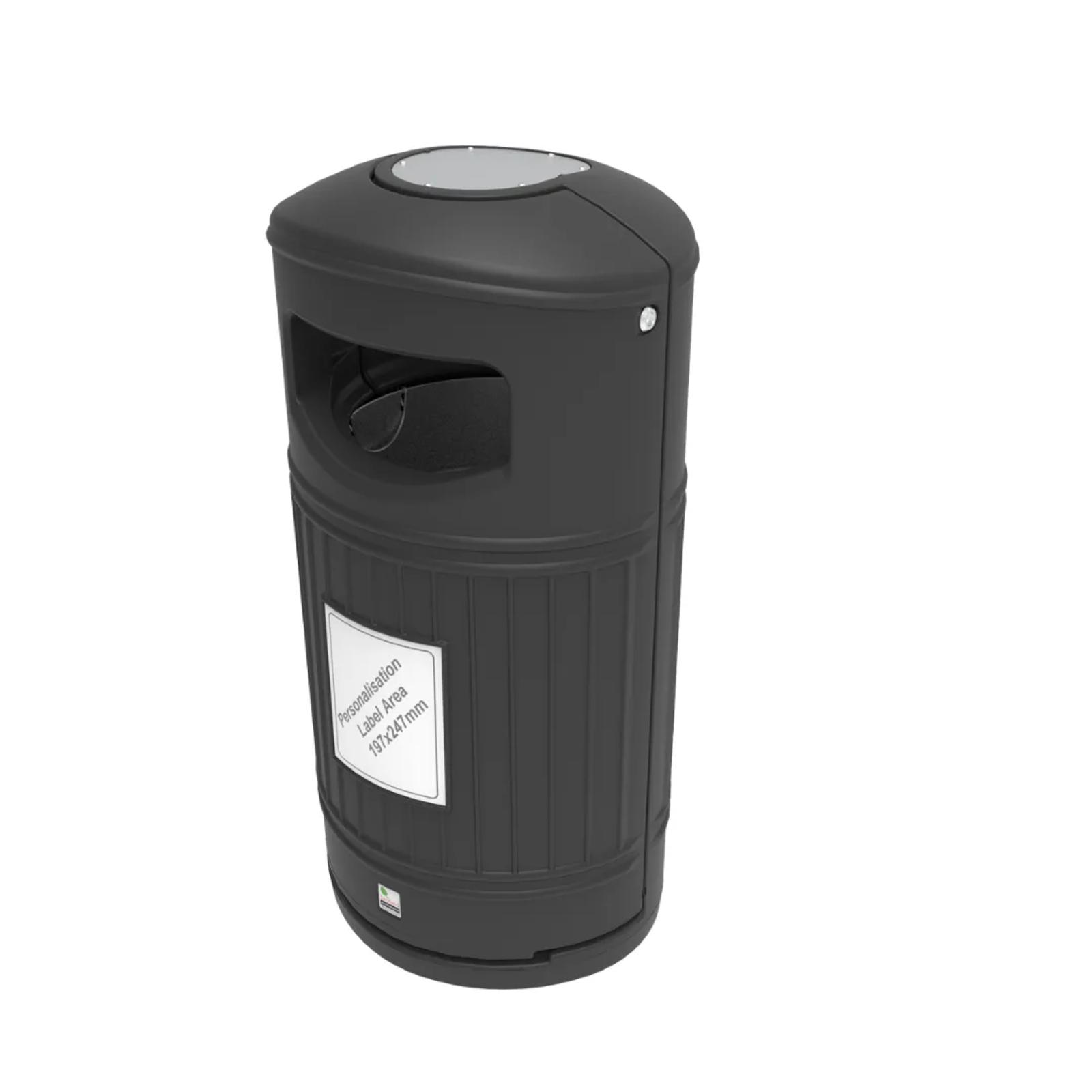 Consort Oval front door opening litter bin 1