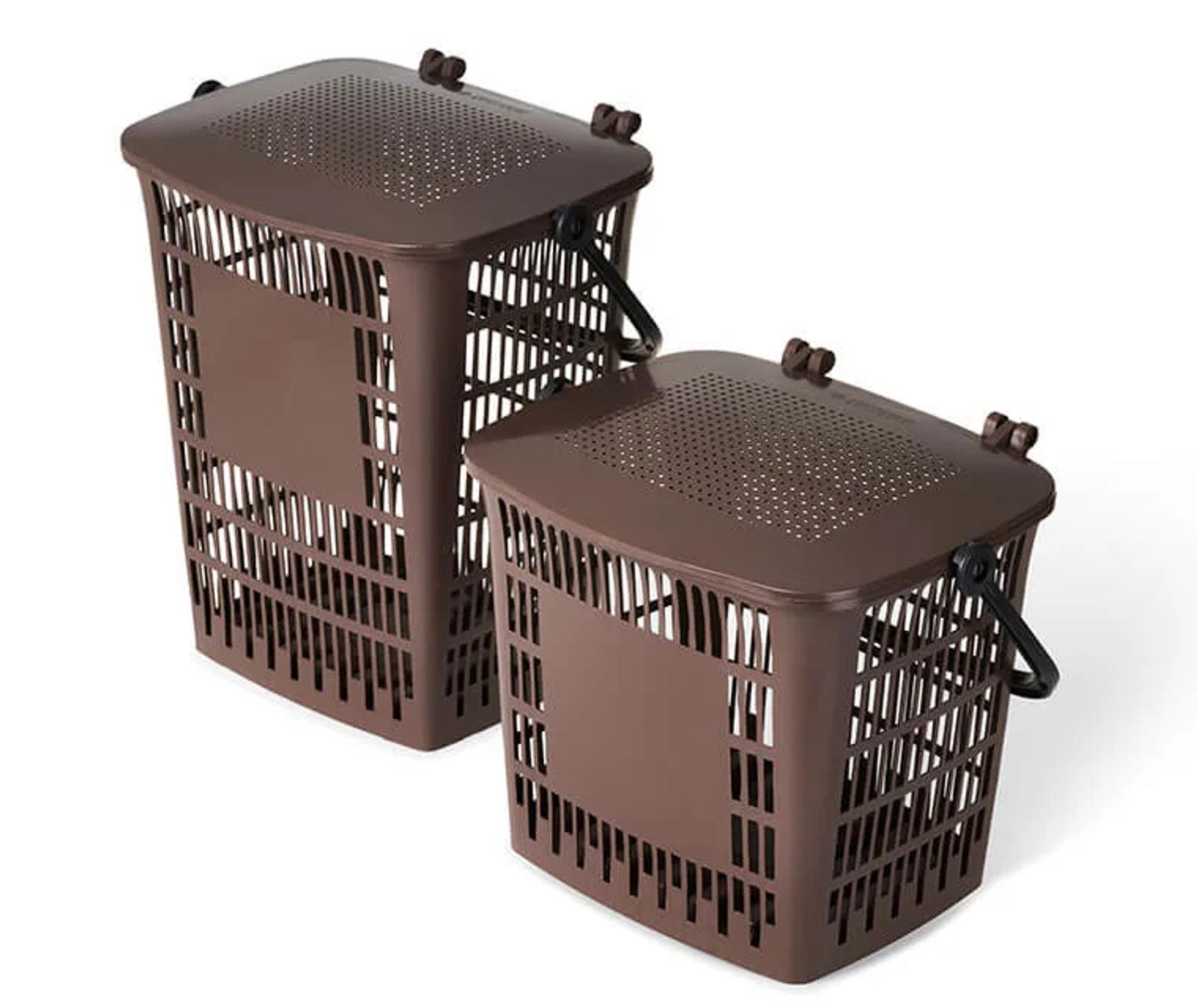 The front of the bin can be customised with dedicated prints. A further print can be applied to the lid.