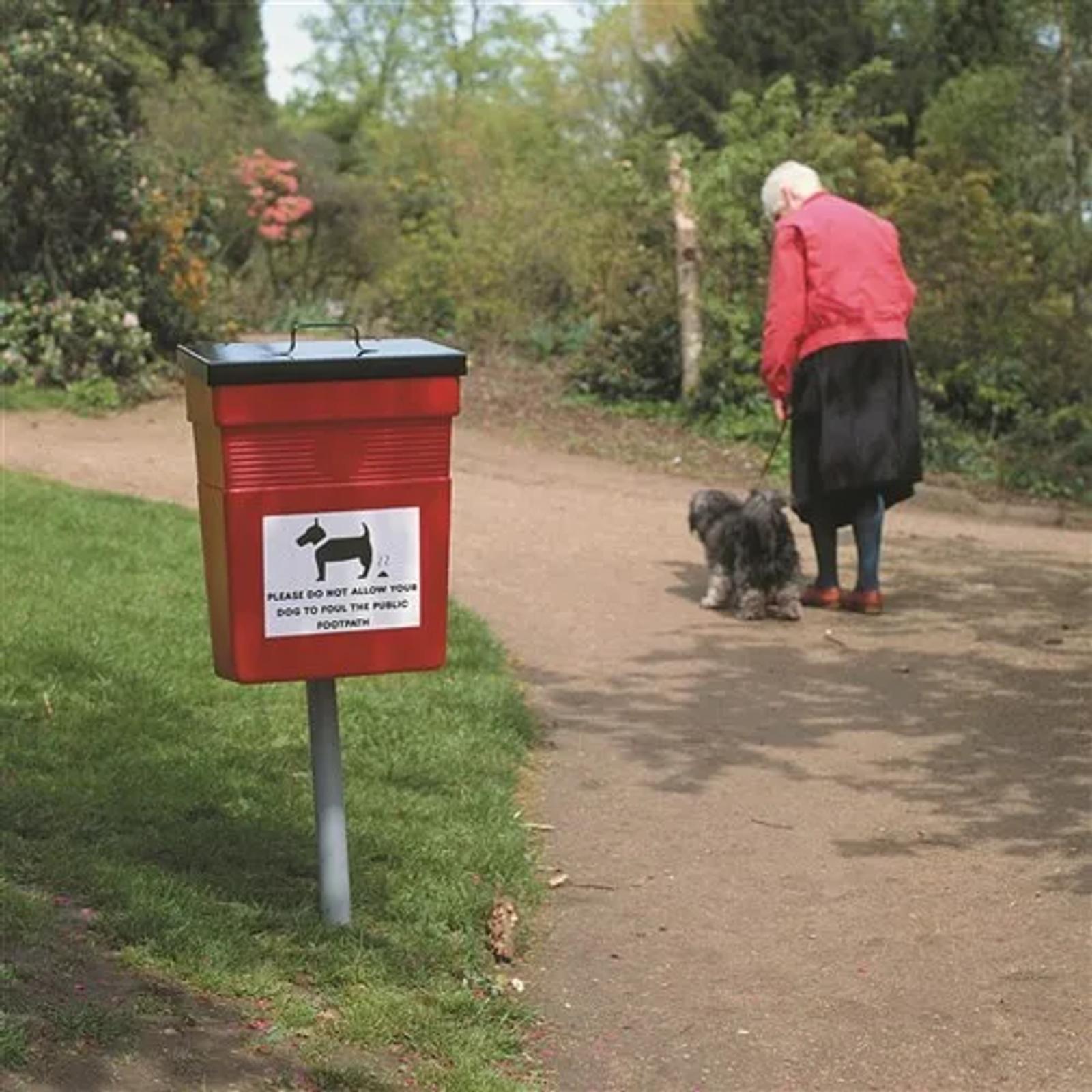 Leafield Regent Dog Waste Bin