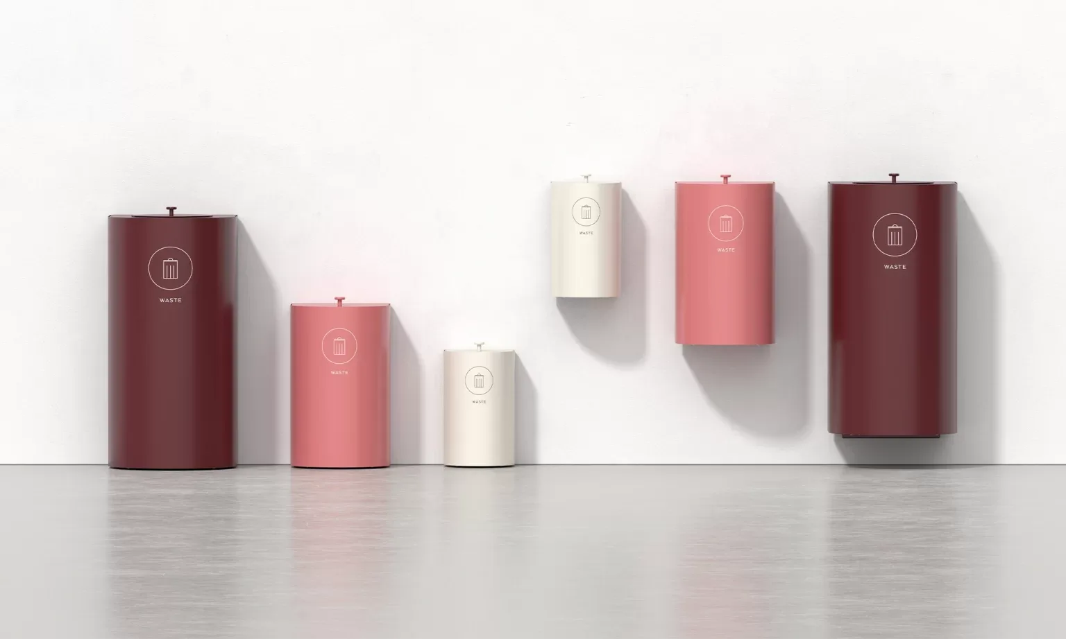 KLOSS, KLOSS Small och KLOSS Mini. Golv och vägghängda