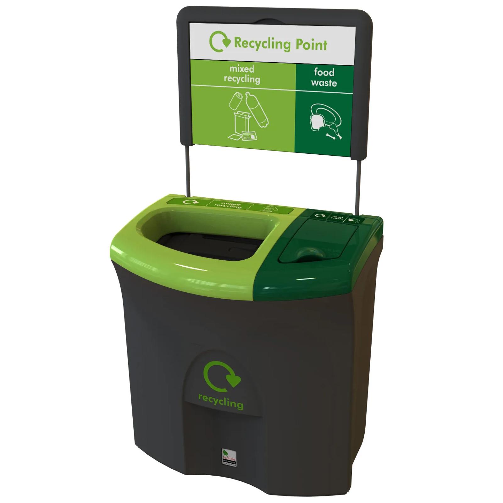 Leafield Meridian office recycling bin