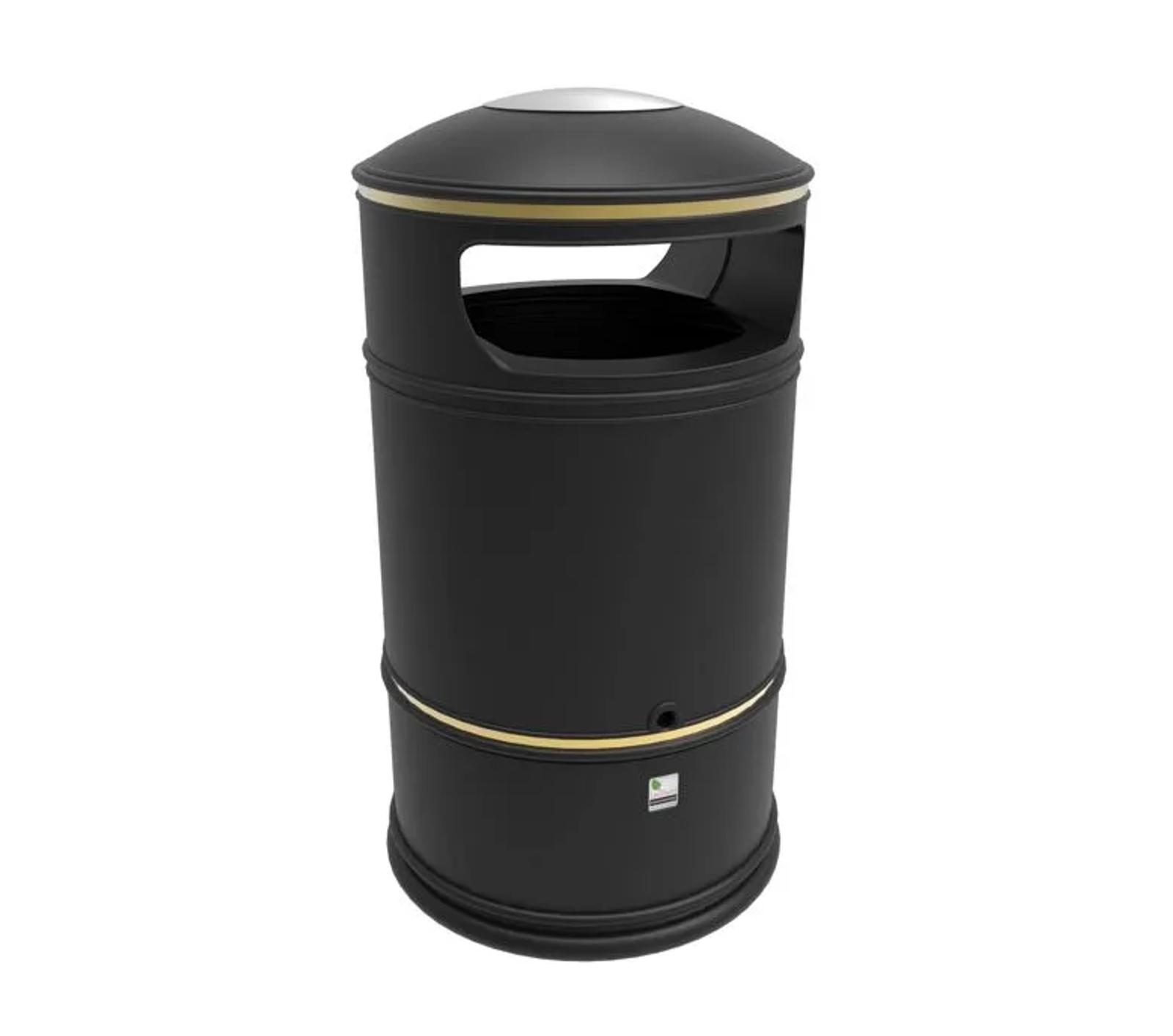 Leafield Heritage Round Litter Bin