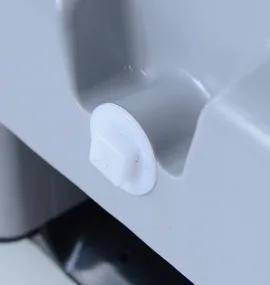 ... and two 1-inch outlet openings in the side and in the base ...