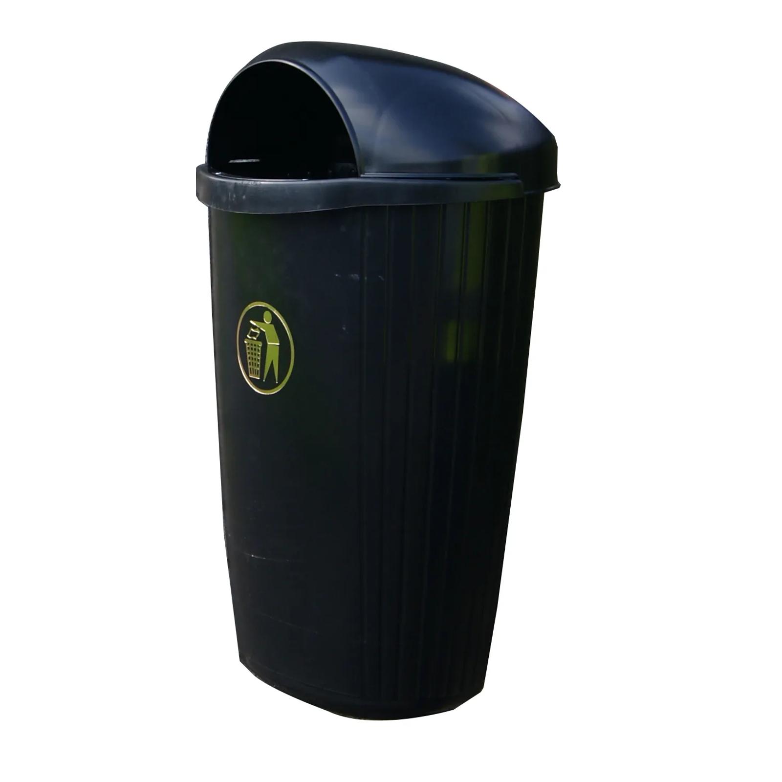 Leafield Regent Hooded External Litter Bin