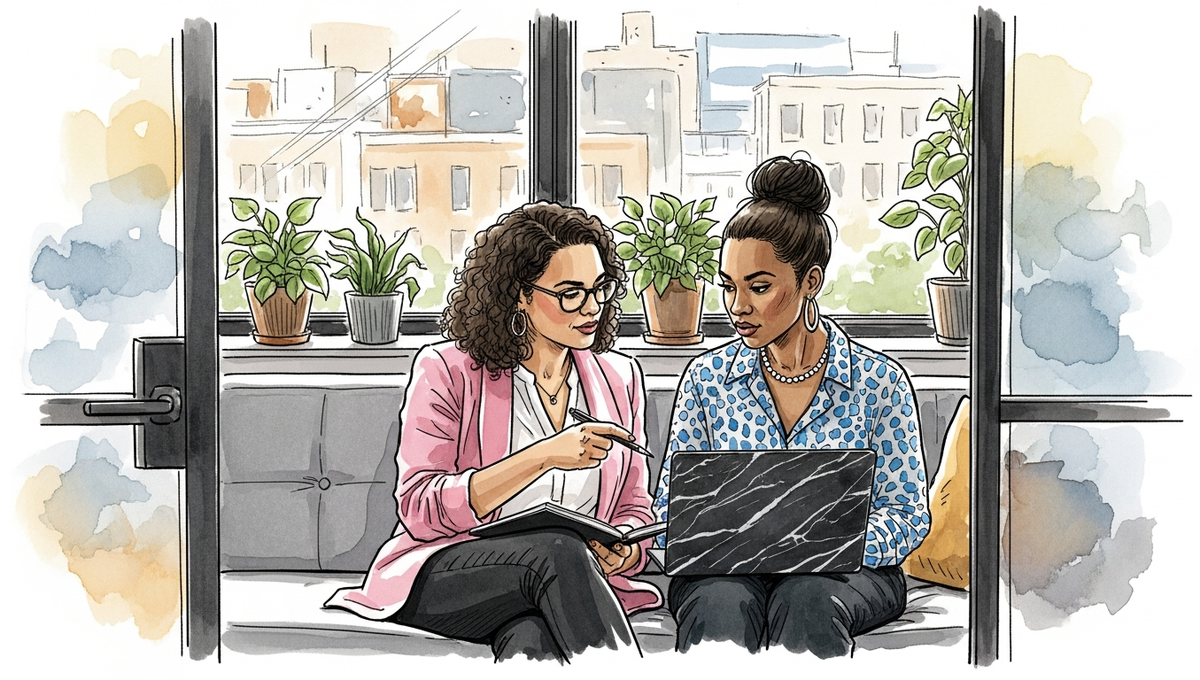 Four-legged stool representing prediction, adaptability, resilience, and coordination in corporate strategy