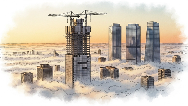 Don't Trade Skyscrapers for Tents: Why the AI Fog Calls for Living Plans, Not Smaller Bets