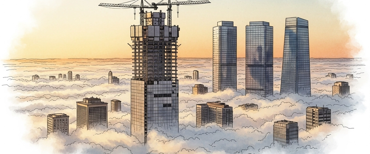 Don't Trade Skyscrapers for Tents: Why the AI Fog Calls for Living Plans, Not Smaller Bets