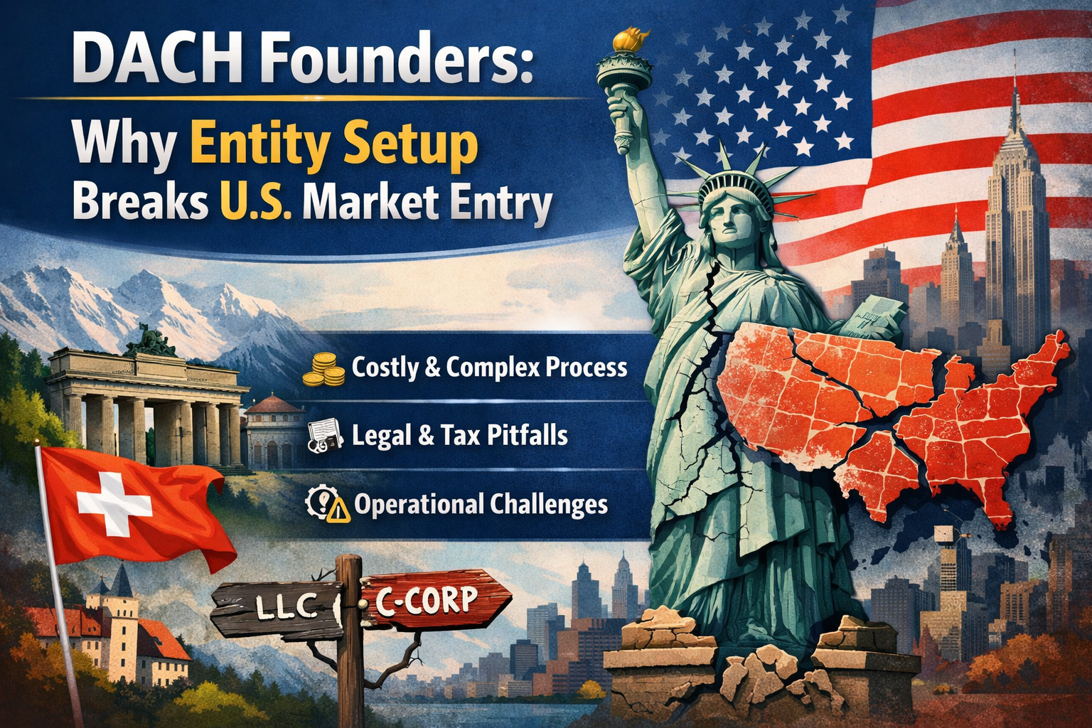DACH Founders: Why Entity Setup Breaks U.S. Market Entry