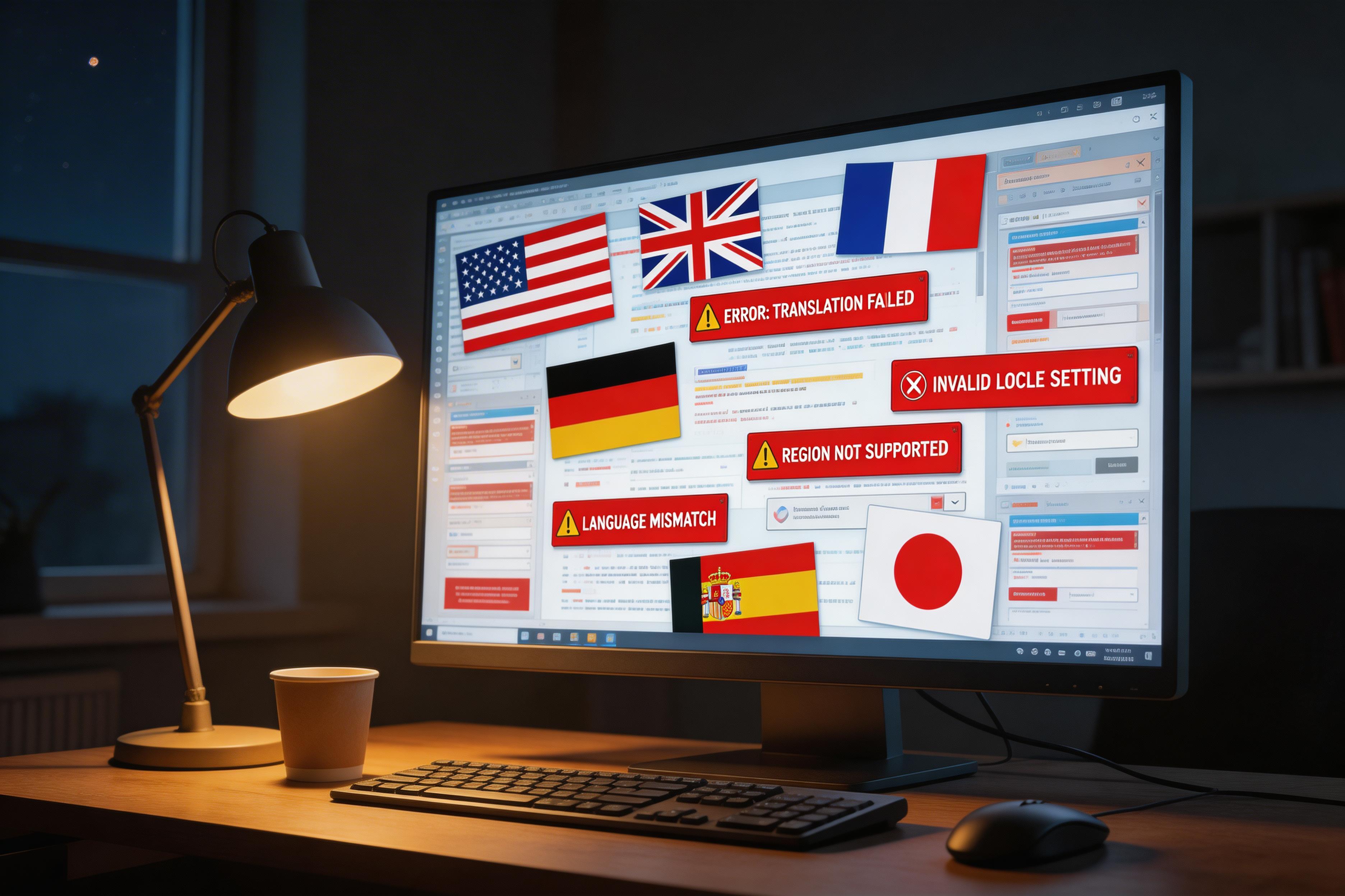 Website Internationalization Primer : The top 10 mistakes