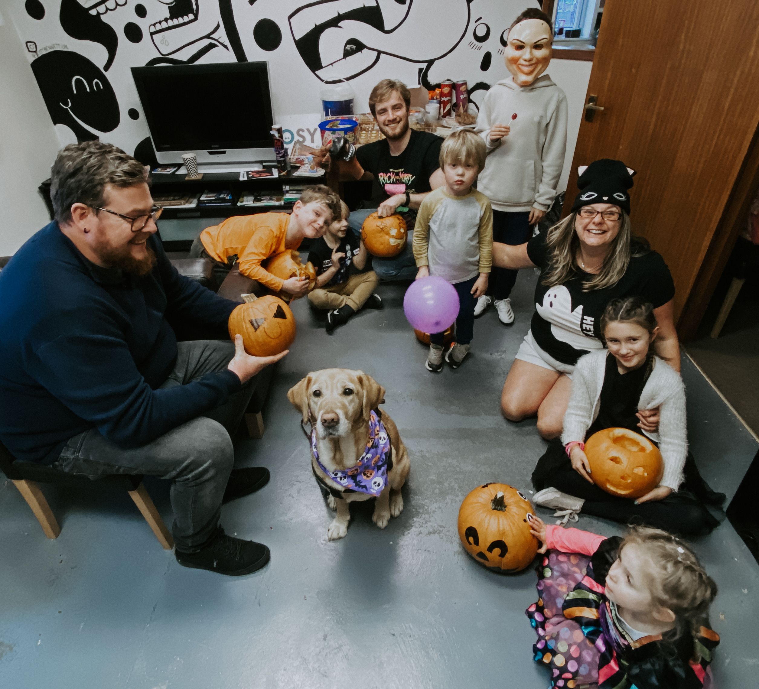 NOSY team celebrating Halloween