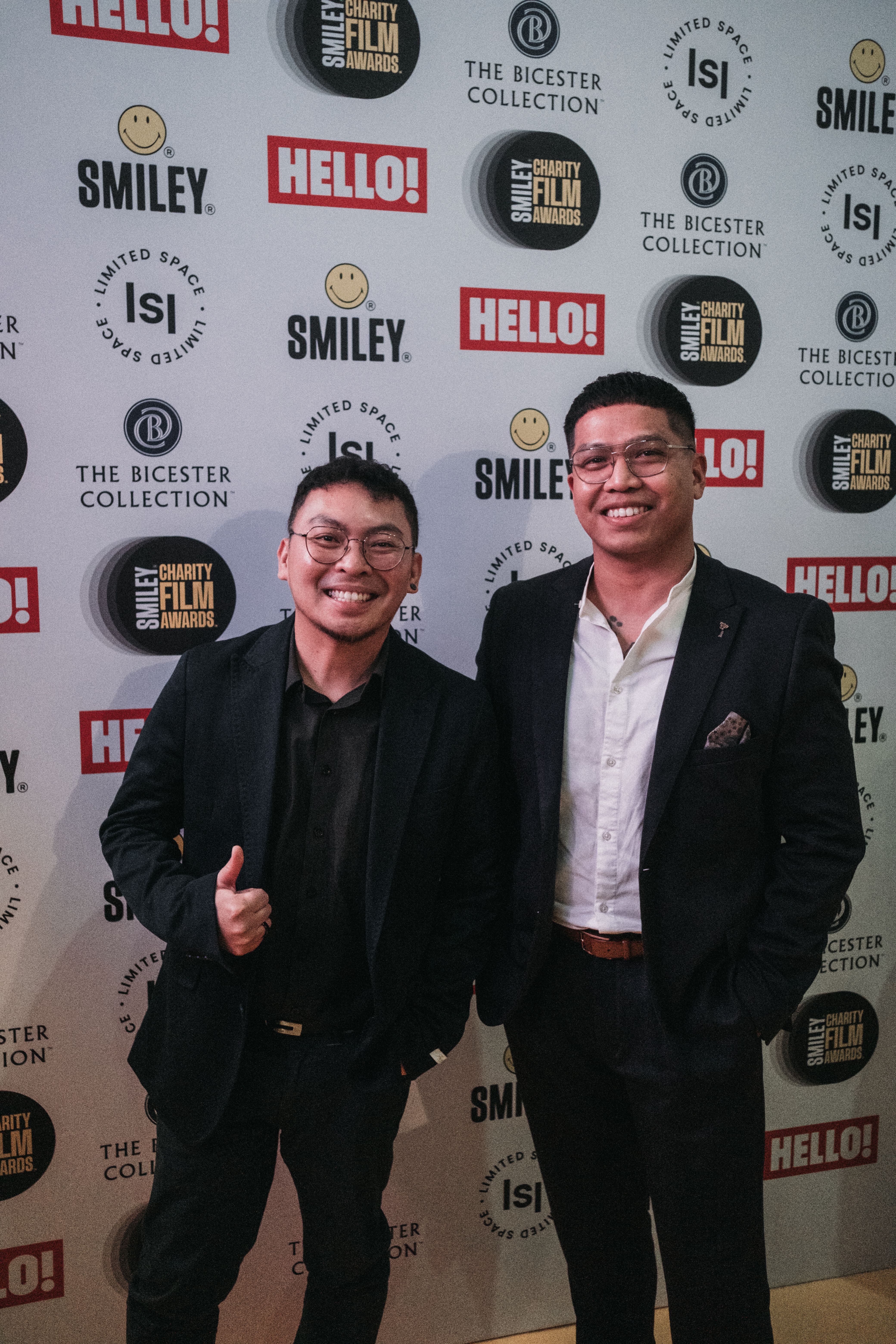 Laurence & Francis attending the Smiley Charity Film Awards