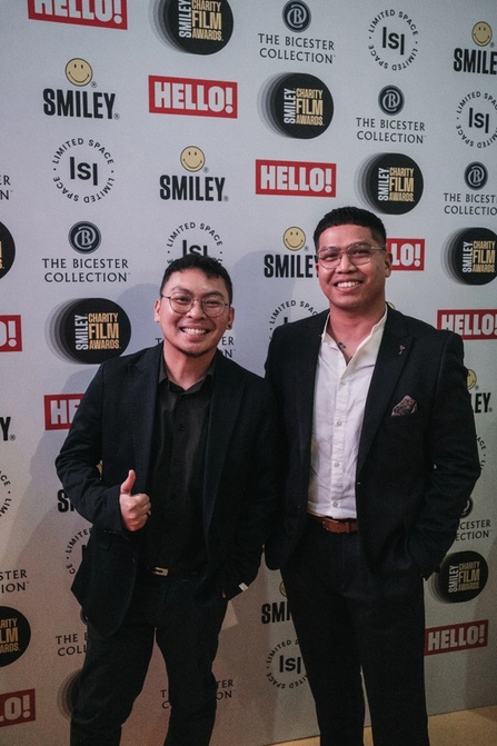 Laurence & Francis attending the Smiley Charity Film Awards