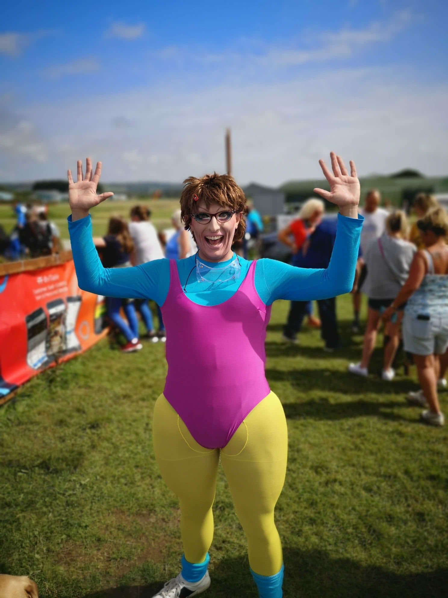 Joyce Celebrating aft skydive