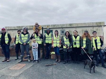 NOSY team at a Rubbish Networking Event in Seaclose Park