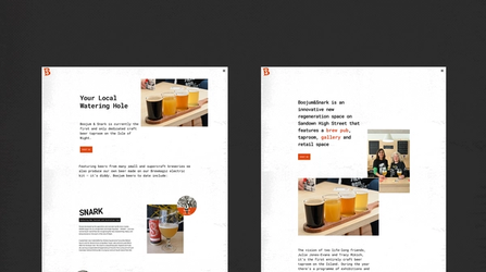 Boojum & Snark web design