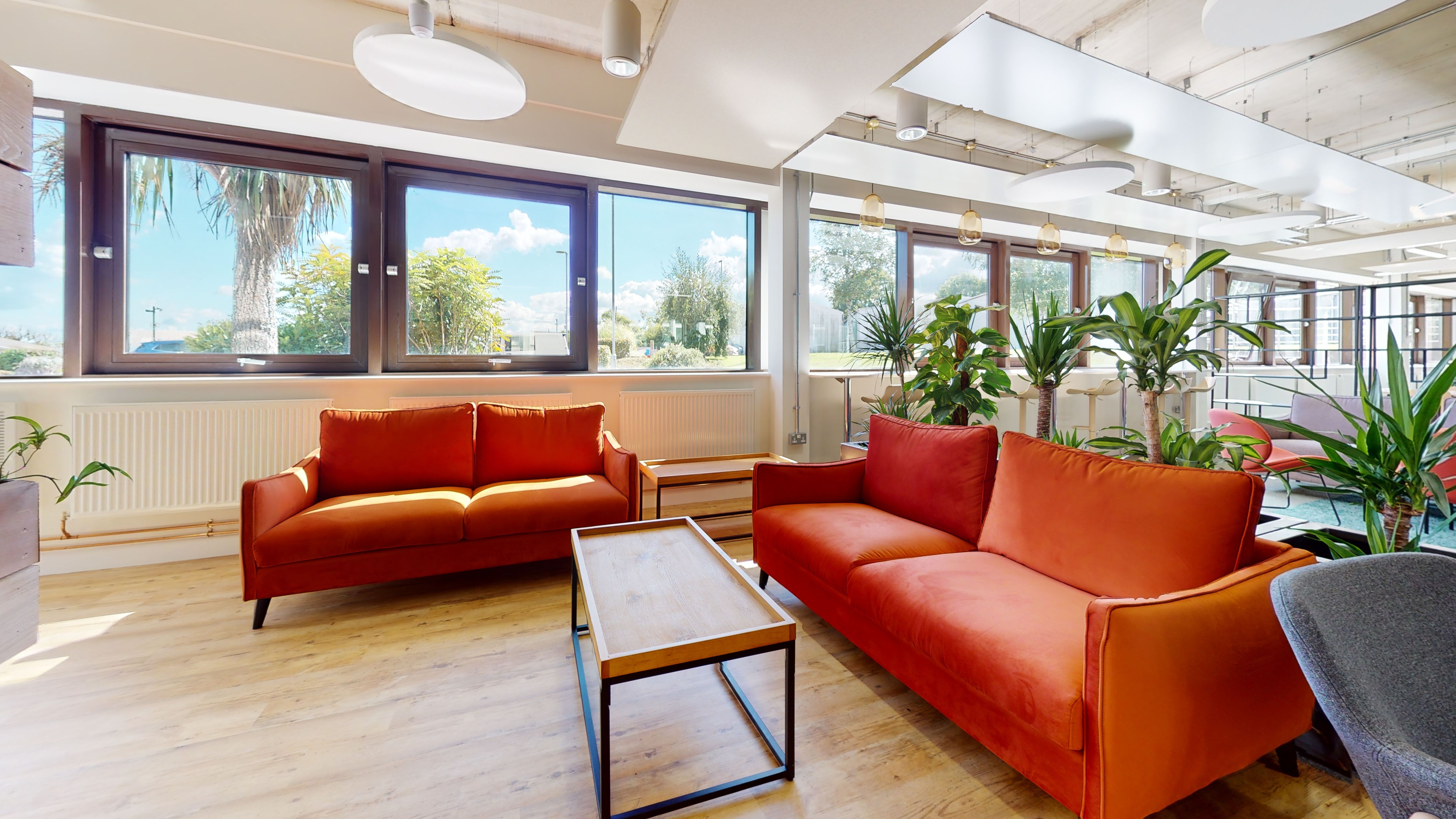 A photo of the bright and welcoming space at Building 41