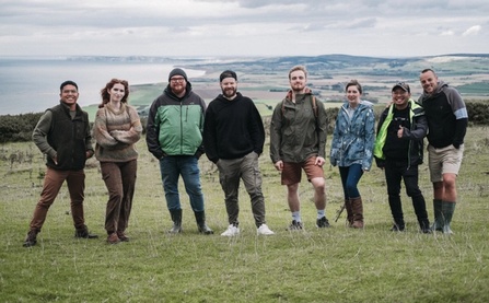 The NOSY team taking in the view