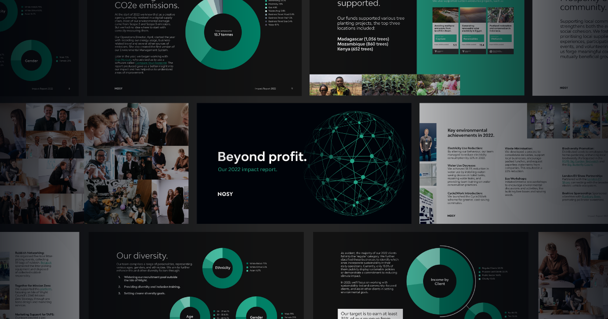 Pages from our Impact Report