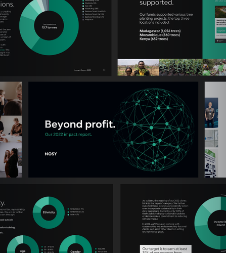 Pages from our Impact Report