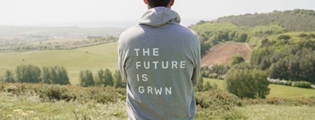 Nick Joyce, of GRWN Group, standing, overlooking the Isle of Wight countryside