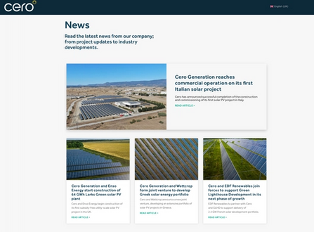 Cero Generation News Feed