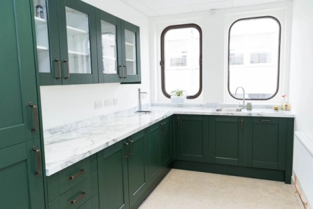 A photo of the new kitchen at Building 41