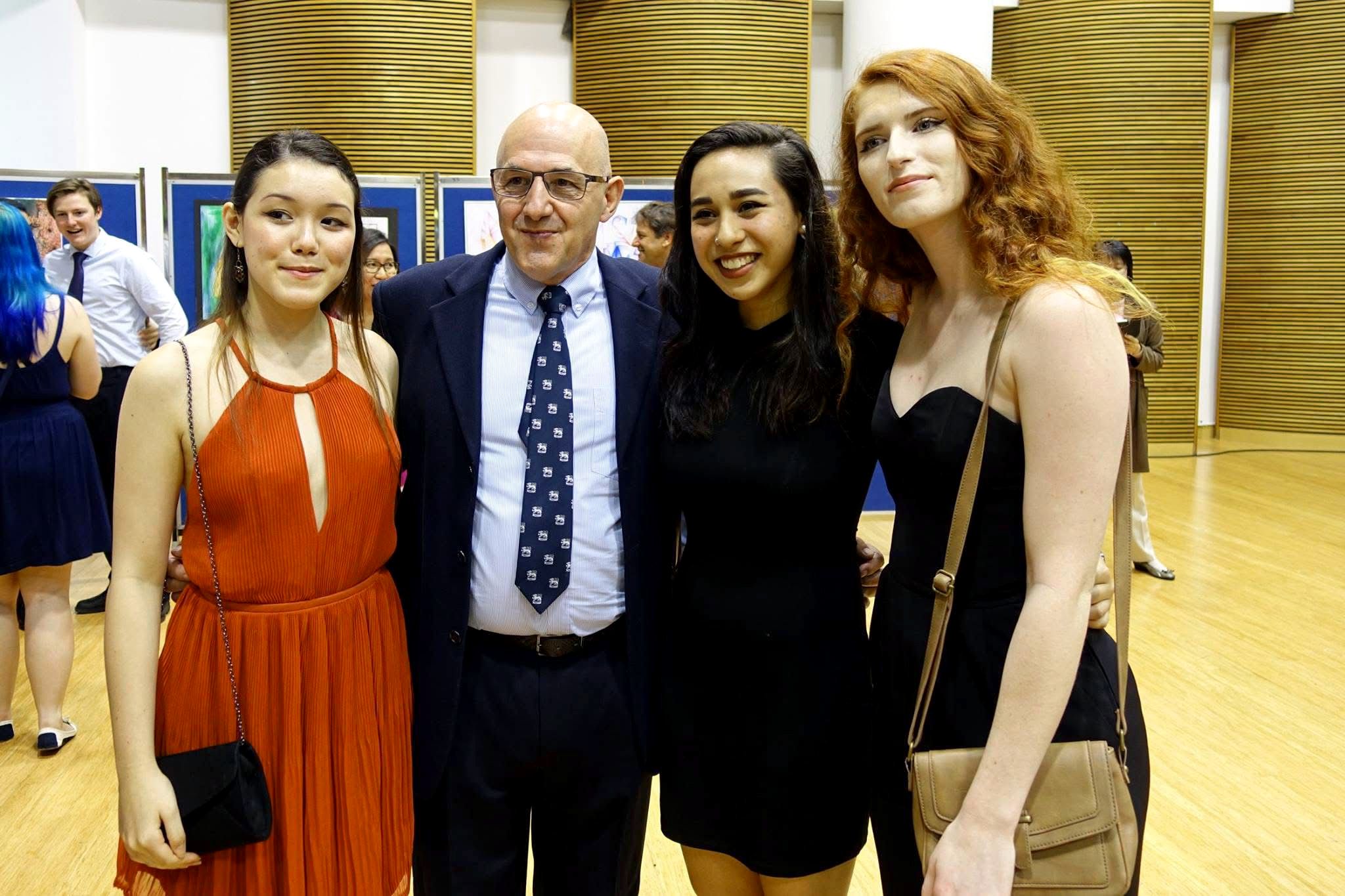 Solene graduating from West Island School in Hong Kong